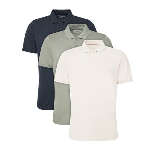 Jack&Jones Komplet 3 koszulek polo Kane 12277429 Kolorowy Regular Fit M MODIVO