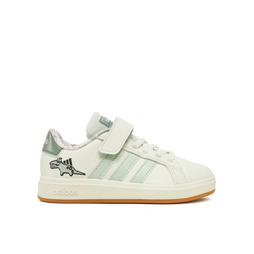 adidas Sneakersy Dino Grand Court 2.0 JI3896 Biały ze sklepu MODIVO w kategorii Buty sportowe dziecięce - zdjęcie 182730280
