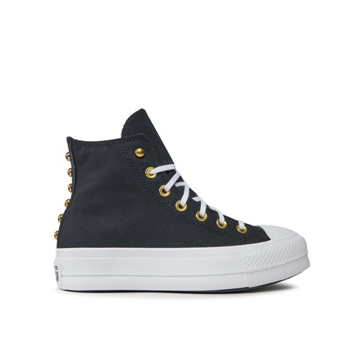 Converse Trampki Chuck Taylor All Star Lift Platform Star Studded A05453C Czarny ze sklepu MODIVO w kategorii Trampki damskie - zdjęcie 182730341