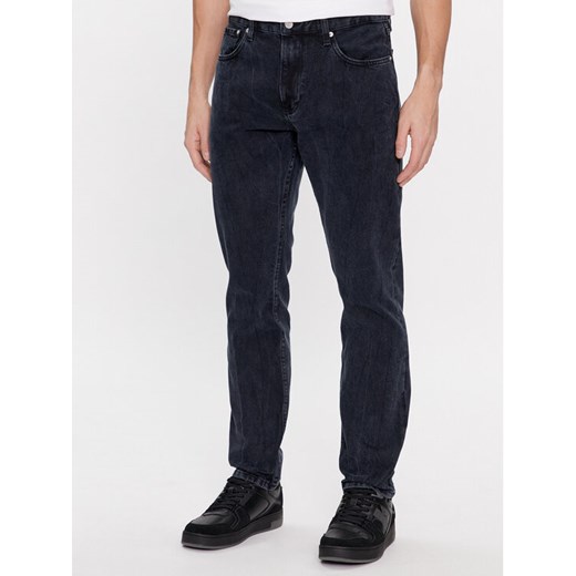 Calvin Klein Jeans Jeansy Authentic J30J324566 Granatowy Straight Fit ze sklepu MODIVO w kategorii Jeansy męskie - zdjęcie 182730350