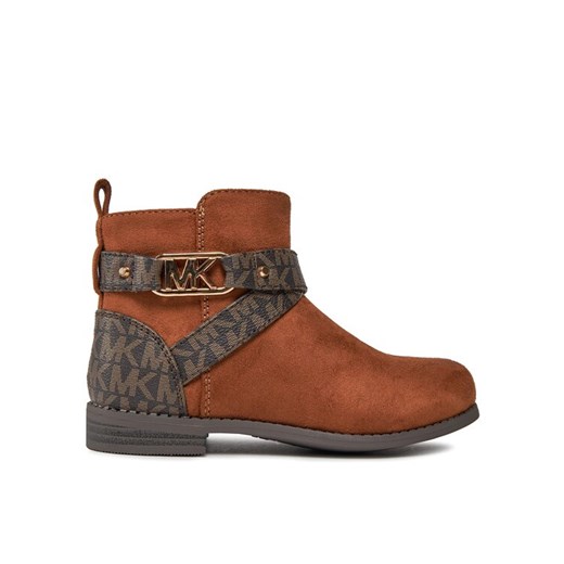 MICHAEL Michael Kors Botki Emma Kincaid MK100803 Brązowy ze sklepu MODIVO w kategorii Buty zimowe dziecięce - zdjęcie 182730404