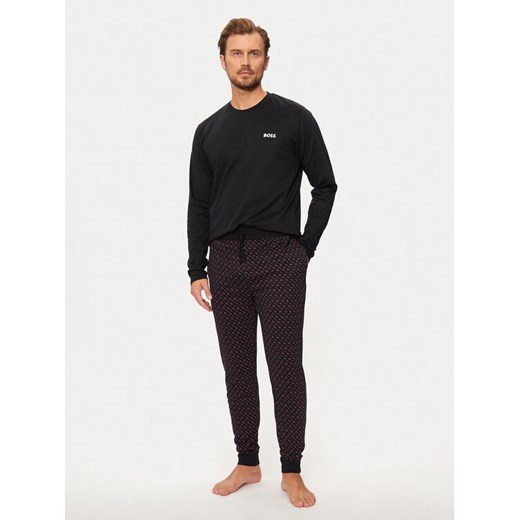 Boss Piżama 50527344 Czarny Relaxed Fit ze sklepu MODIVO w kategorii Piżamy męskie - zdjęcie 182730441