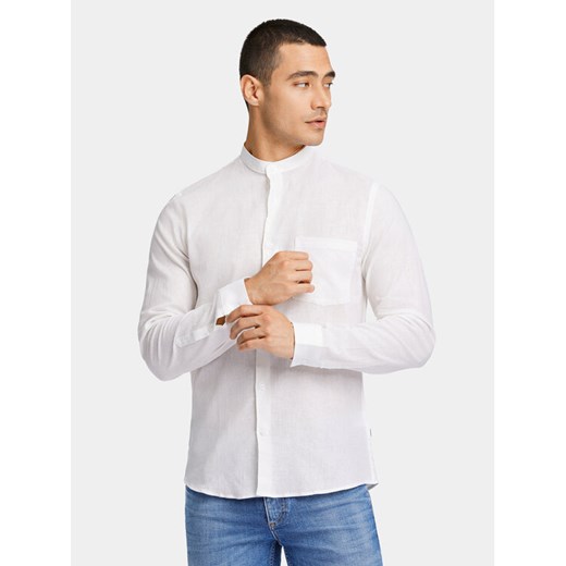 Lindbergh Koszula 30-203344A Biały Slim Fit ze sklepu MODIVO w kategorii Koszule męskie - zdjęcie 182730454