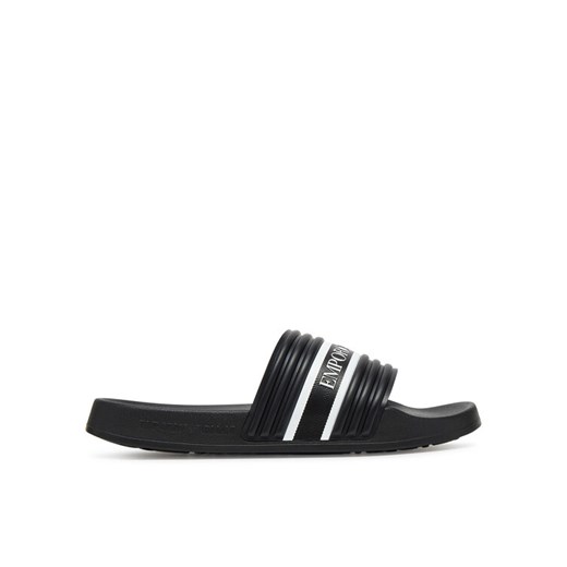 Emporio Armani Klapki XVPS14 XR277 U532 Czarny ze sklepu MODIVO w kategorii Klapki męskie - zdjęcie 182730460