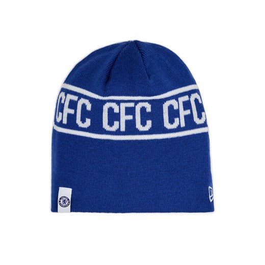 New Era Czapka Wrdmrk Skull Chelsea 60363546 Niebieski ze sklepu MODIVO w kategorii Czapki zimowe męskie - zdjęcie 182730492