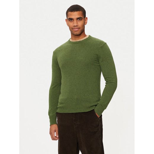 United Colors Of Benetton Sweter 1235U1N67 Zielony Regular Fit ze sklepu MODIVO w kategorii Swetry męskie - zdjęcie 182730512