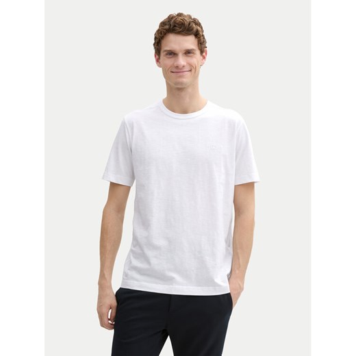 Tom Tailor T-Shirt 1045627 Biały Regular Fit ze sklepu MODIVO w kategorii T-shirty męskie - zdjęcie 182730564