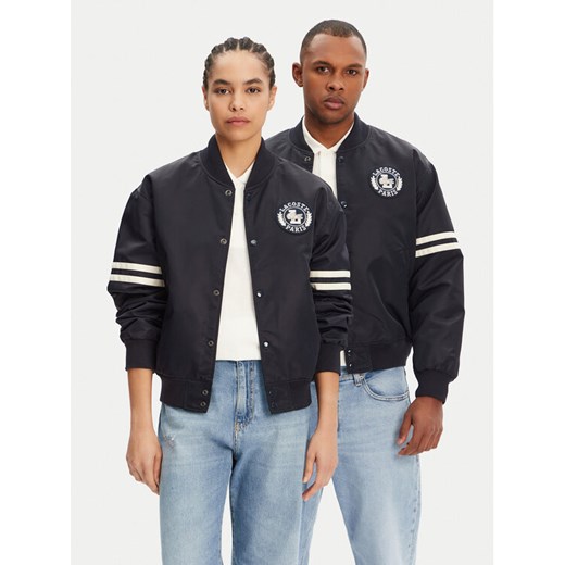 Lacoste Kurtka bomber BH3441 Granatowy Regular Fit ze sklepu MODIVO w kategorii Kurtki męskie - zdjęcie 182730574