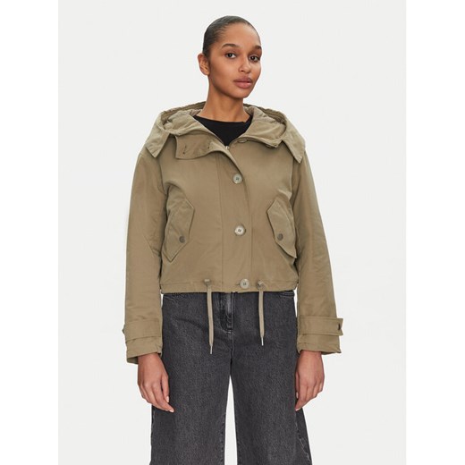 Guess Kurtka przejściowa W5RL13 WGWD2 Zielony Regular Fit ze sklepu MODIVO w kategorii Kurtki damskie - zdjęcie 182730681