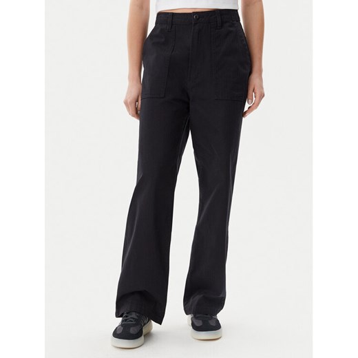 Vans Spodnie materiałowe Union VN000HGJ Czarny Wide Leg ze sklepu MODIVO w kategorii Spodnie damskie - zdjęcie 182730700