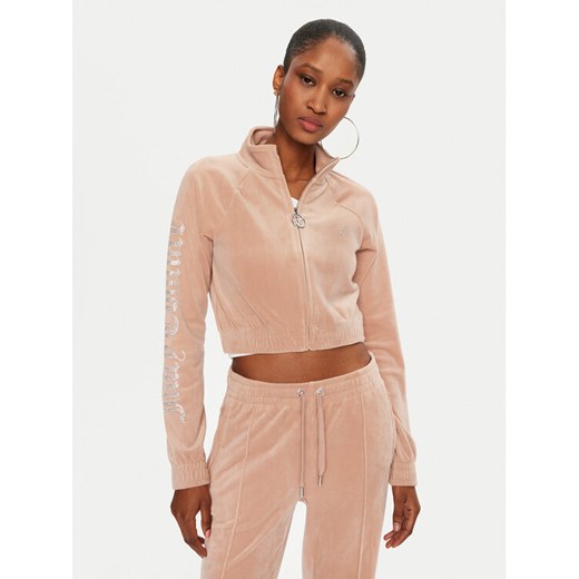 Juicy Couture Bluza Tasha JCWCT24305 Beżowy Slim Fit ze sklepu MODIVO w kategorii Bluzy damskie - zdjęcie 182730793