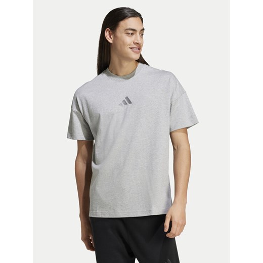 adidas T-Shirt ALL SZN IY4138 Szary Loose Fit ze sklepu MODIVO w kategorii T-shirty męskie - zdjęcie 182730811