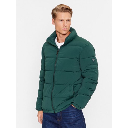 Guess Kurtka puchowa M3BL18 WFOU2 Zielony Regular Fit ze sklepu MODIVO w kategorii Kurtki męskie - zdjęcie 182730862