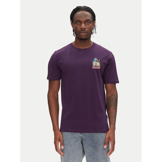 Volcom T-Shirt Catv A3512552 Fioletowy Classic Fit ze sklepu MODIVO w kategorii T-shirty męskie - zdjęcie 182730900
