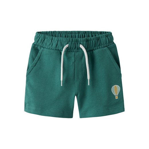 NAME IT Szorty sportowe Fritzo 13238144 Zielony Regular Fit ze sklepu MODIVO w kategorii Spodenki chłopięce - zdjęcie 182730921