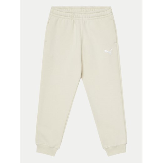 Puma Spodnie dresowe Ess 684898 Beżowy Regular Fit ze sklepu MODIVO w kategorii Spodnie dziewczęce - zdjęcie 182730924
