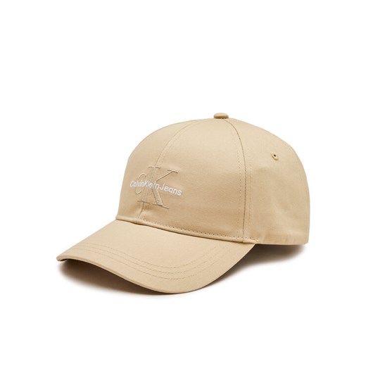 Calvin Klein Czapka z daszkiem Monologo Embro K50K512180 Beżowy ze sklepu MODIVO w kategorii Czapki z daszkiem męskie - zdjęcie 182730930