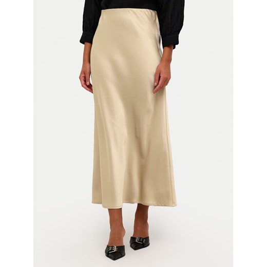 Kaffe Spódnica maxi Lotte 10508853 Beżowy Regular Fit ze sklepu MODIVO w kategorii Spódnice - zdjęcie 182730943