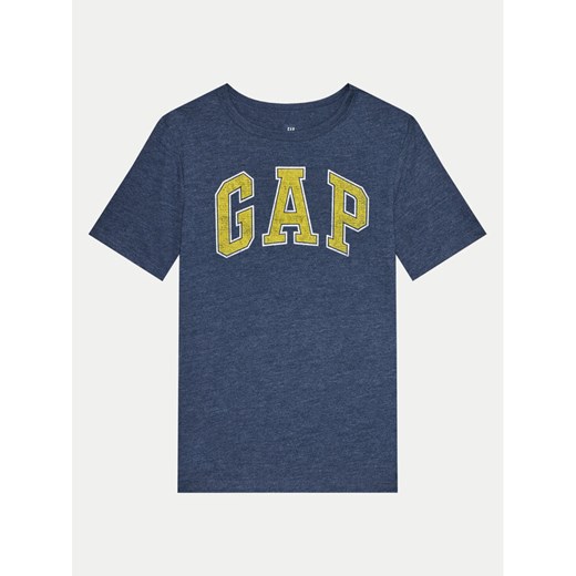 Gap T-Shirt 473269-02 Granatowy Regular Fit ze sklepu MODIVO w kategorii T-shirty chłopięce - zdjęcie 182731021