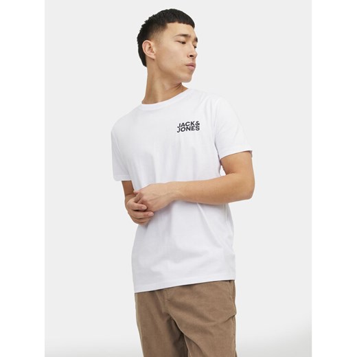 Jack&Jones T-Shirt Corp 12151955 Biały Regular Fit ze sklepu MODIVO w kategorii T-shirty męskie - zdjęcie 182731024