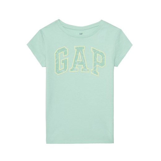 Gap T-Shirt 721891-02 Zielony Regular Fit ze sklepu MODIVO w kategorii Bluzki dziewczęce - zdjęcie 182731062