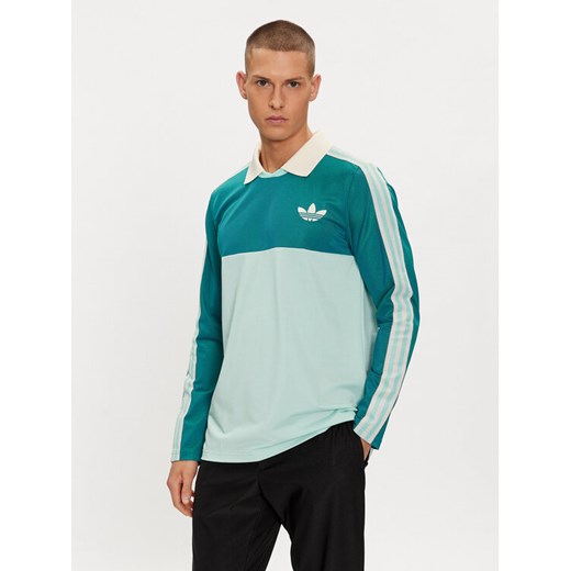 adidas Polo IP6991 Zielony ze sklepu MODIVO w kategorii T-shirty męskie - zdjęcie 182731080