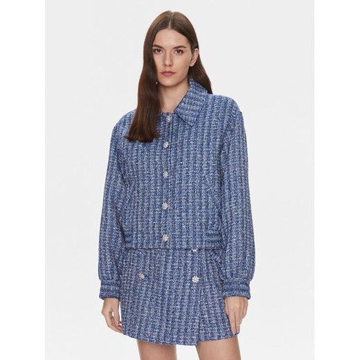 Custommade Kurtka przejściowa Frances 999830881 Niebieski Relaxed Fit ze sklepu MODIVO w kategorii Kurtki damskie - zdjęcie 182731191