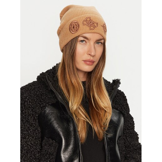 Guess Czapka AW5177 POL01 Brązowy ze sklepu MODIVO w kategorii Czapki zimowe damskie - zdjęcie 182731260