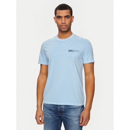 United Colors Of Benetton T-Shirt 3F98U1092 Niebieski Regular Fit ze sklepu MODIVO w kategorii T-shirty męskie - zdjęcie 182731311