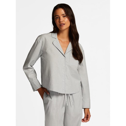 Hunkemöller Koszulka piżamowa 205132 Szary Regular Fit ze sklepu MODIVO w kategorii Piżamy damskie - zdjęcie 182731341
