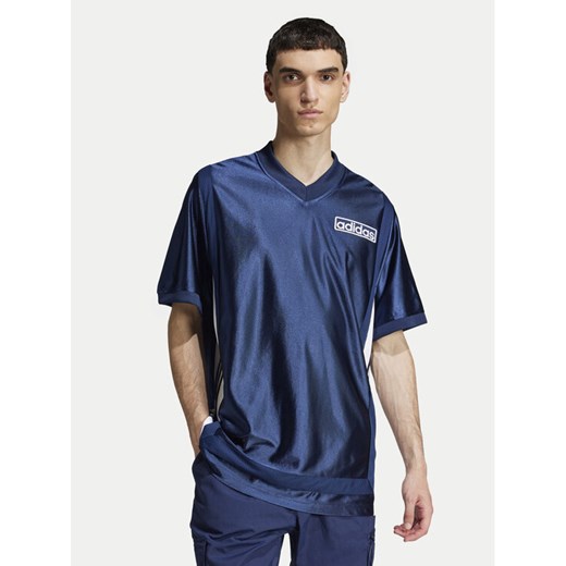 adidas T-Shirt Adibreak JD4248 Granatowy Loose Fit ze sklepu MODIVO w kategorii T-shirty męskie - zdjęcie 182731412