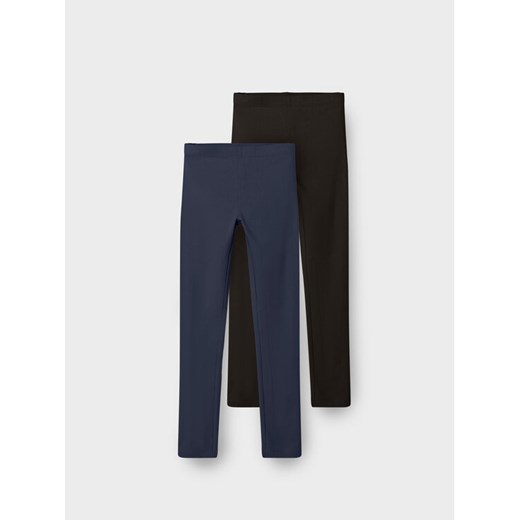 NAME IT Komplet 2 par legginsów 13205781 Kolorowy Slim Fit ze sklepu MODIVO w kategorii Spodnie dziewczęce - zdjęcie 182731444