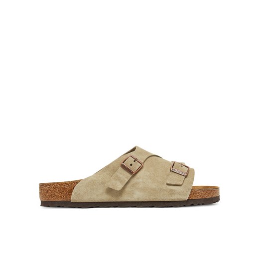 Birkenstock Klapki Zürich 50461 Brązowy ze sklepu MODIVO w kategorii Klapki męskie - zdjęcie 182731502