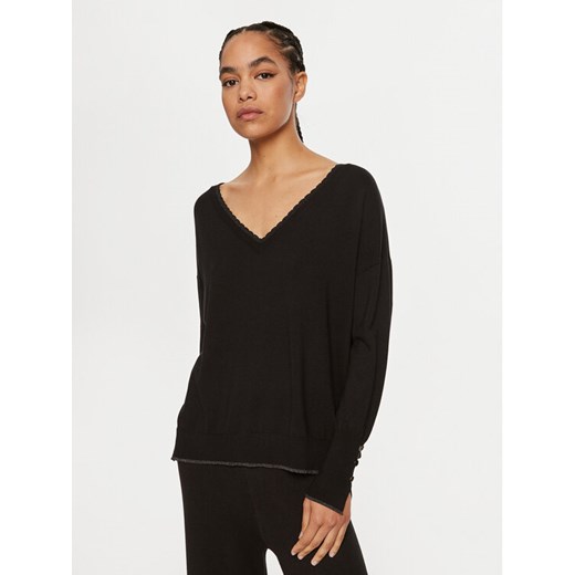 Liu Jo Sweter WF4009 Czarny Reglan Fit ze sklepu MODIVO w kategorii Swetry damskie - zdjęcie 182731521