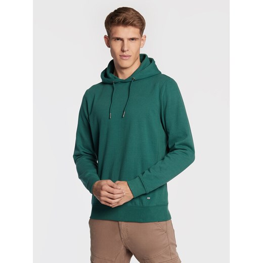 Petrol Industries Bluza M-3020-SWH003 Zielony Regular Fit ze sklepu MODIVO w kategorii Bluzy męskie - zdjęcie 182731522
