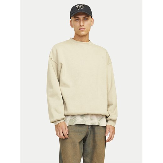 Jack&Jones Bluza Urban Edge 12259945 Beżowy Loose Fit ze sklepu MODIVO w kategorii Bluzy męskie - zdjęcie 182731534