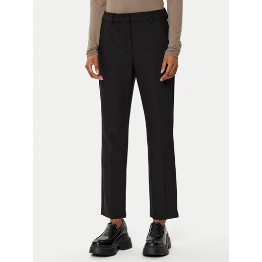 Weekend Max Mara Chinosy Rana 2515131031 Czarny Slim Fit ze sklepu MODIVO w kategorii Spodnie damskie - zdjęcie 182731561