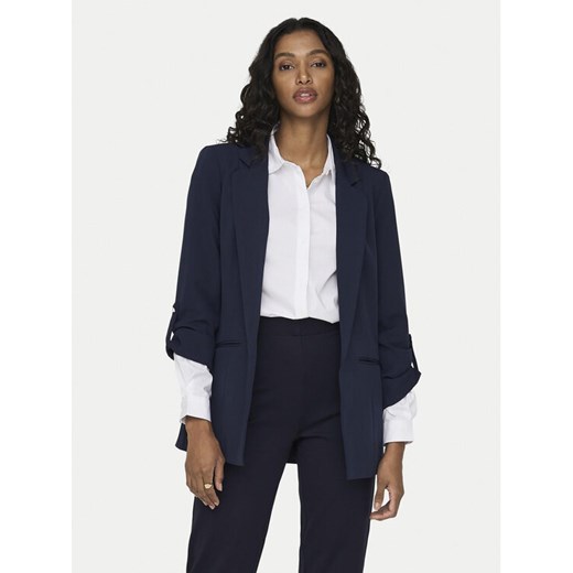 ONLY Marynarka Kayle 15218743 Granatowy Regular Fit ze sklepu MODIVO w kategorii Marynarki damskie - zdjęcie 182731571