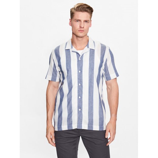 Lindbergh Koszula 30-203419 Niebieski Relaxed Fit ze sklepu MODIVO w kategorii Koszule męskie - zdjęcie 182731620