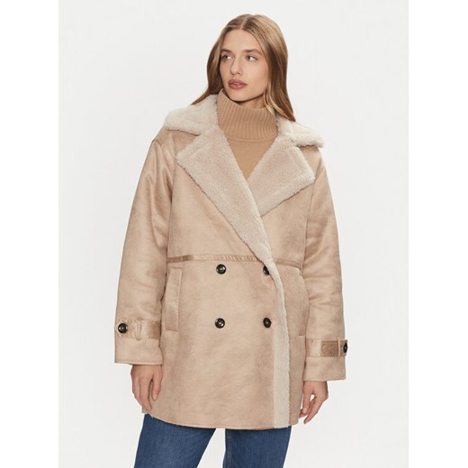 ONLY Kożuch Ylva 15322402 Beżowy Regular Fit ze sklepu MODIVO w kategorii Kożuchy - zdjęcie 182731621