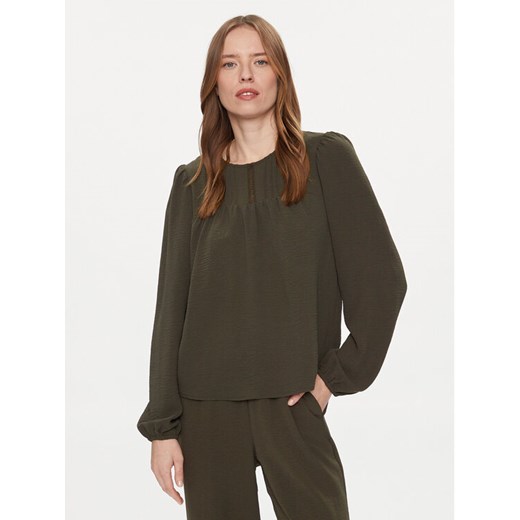 Vero Moda Bluzka 10302546 Szary Regular Fit ze sklepu MODIVO w kategorii Bluzki damskie - zdjęcie 182731660