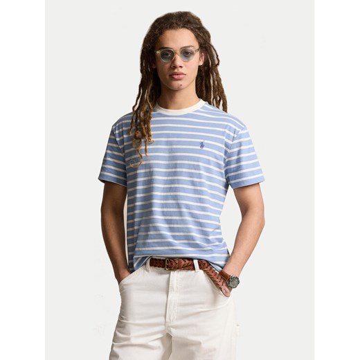 Polo Ralph Lauren T-Shirt 710934662008 Błękitny Classic Fit ze sklepu MODIVO w kategorii T-shirty męskie - zdjęcie 182731720