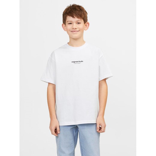 Jack&Jones Junior T-Shirt Vesterbro 12242827 Biały Loose Fit ze sklepu MODIVO w kategorii T-shirty chłopięce - zdjęcie 182731804