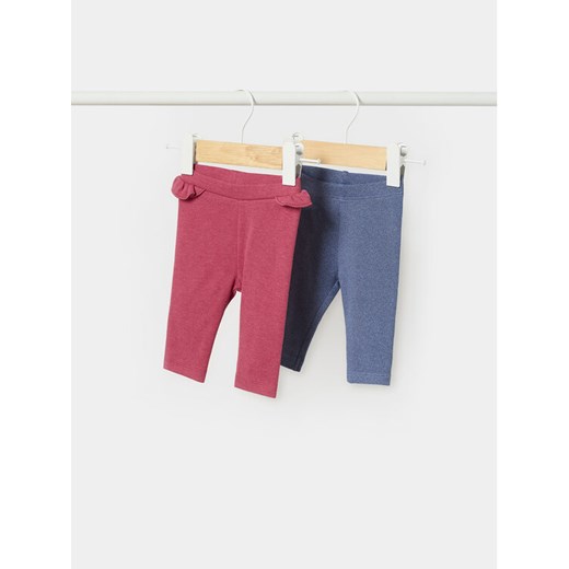 Mayoral Komplet 2 par legginsów 2.755 Czerwony Regular Fit ze sklepu MODIVO w kategorii Legginsy niemowlęce - zdjęcie 182731822