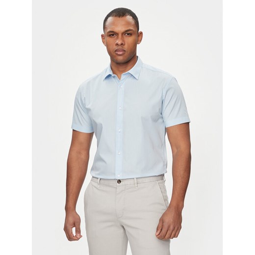 Jack&Jones Koszula Joe 12195062 Błękitny Slim Fit ze sklepu MODIVO w kategorii Koszule męskie - zdjęcie 182731832