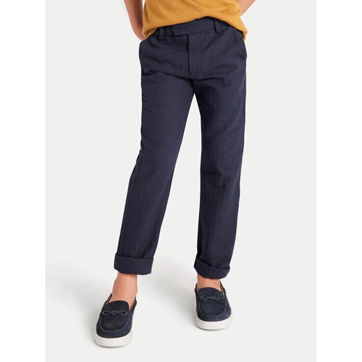 Mayoral Spodnie materiałowe 6524 Granatowy Slim Fit ze sklepu MODIVO w kategorii Spodnie dziewczęce - zdjęcie 182731881