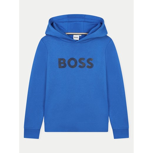Boss Bluza J51189 D Niebieski Regular Fit ze sklepu MODIVO w kategorii Bluzy chłopięce - zdjęcie 182731890
