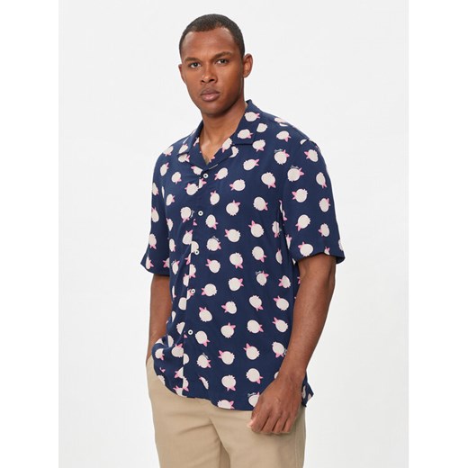 United Colors Of Benetton Koszula 5XRBUQ047 Granatowy Regular Fit ze sklepu MODIVO w kategorii Koszule męskie - zdjęcie 182732032