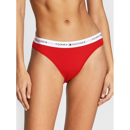 Tommy Hilfiger Figi klasyczne UW0UW03836 Czerwony ze sklepu MODIVO w kategorii Majtki damskie - zdjęcie 182732073