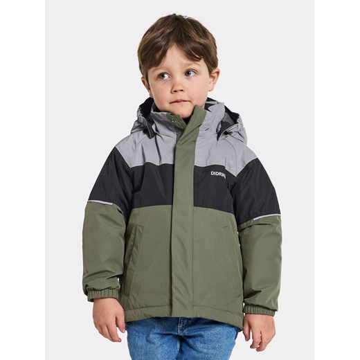 Didriksons Kurtka zimowa Lux Kids Jacket 2 504901 Zielony ze sklepu MODIVO w kategorii Kurtki chłopięce - zdjęcie 182732081